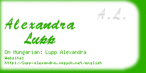 alexandra lupp business card